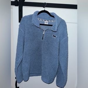 Victoria’s Secret Pink Plush Fleece Half-Zip
